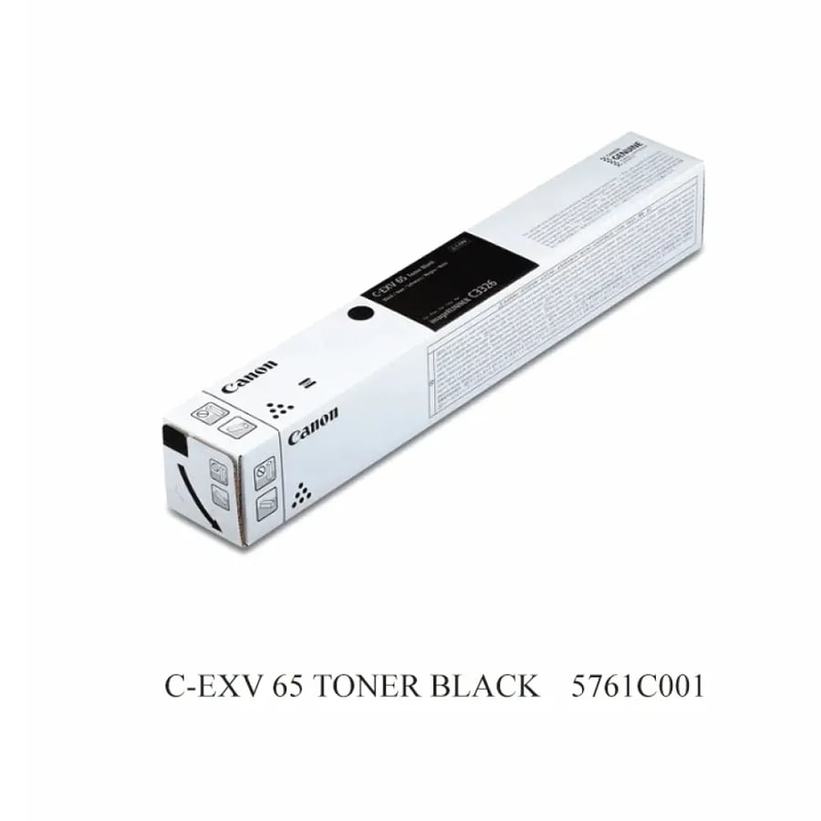 حبر تونر أصلي Canon C-EXV 65 أسود لطابعة iRC-C3326i