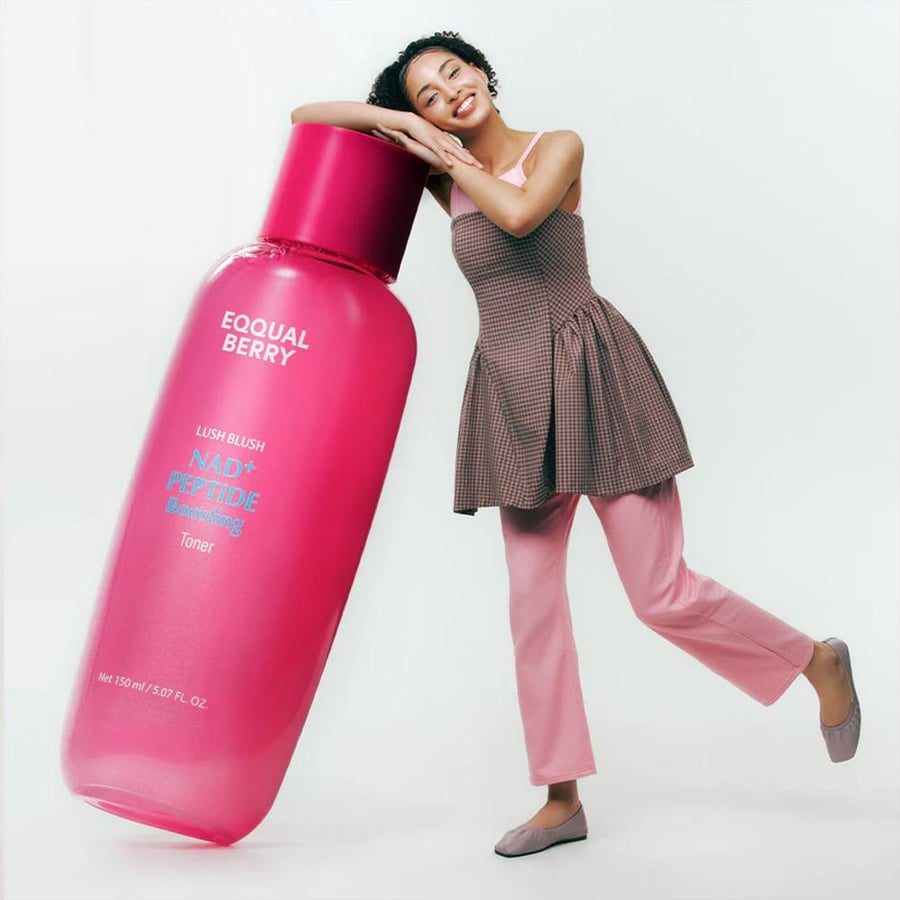 EQQUALBERRY, NAD+ Peptide Boosting Toner, Tightens & Renews Skin, for All Skin types - 150 ml