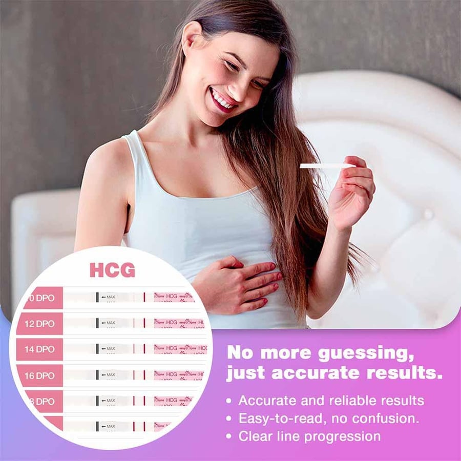 إيزي@هوم، مجموعة اختبار التبويض والحمل - 70 اختبار (LH 50 / HCG 20)