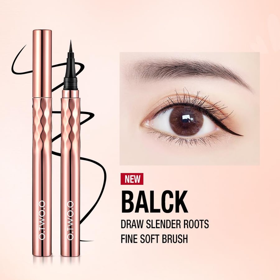 O.TWO.O, Eyeliner Pen, Waterproof & Sweatproof, Black