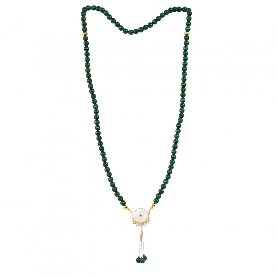 Soubha Necklace Malachite