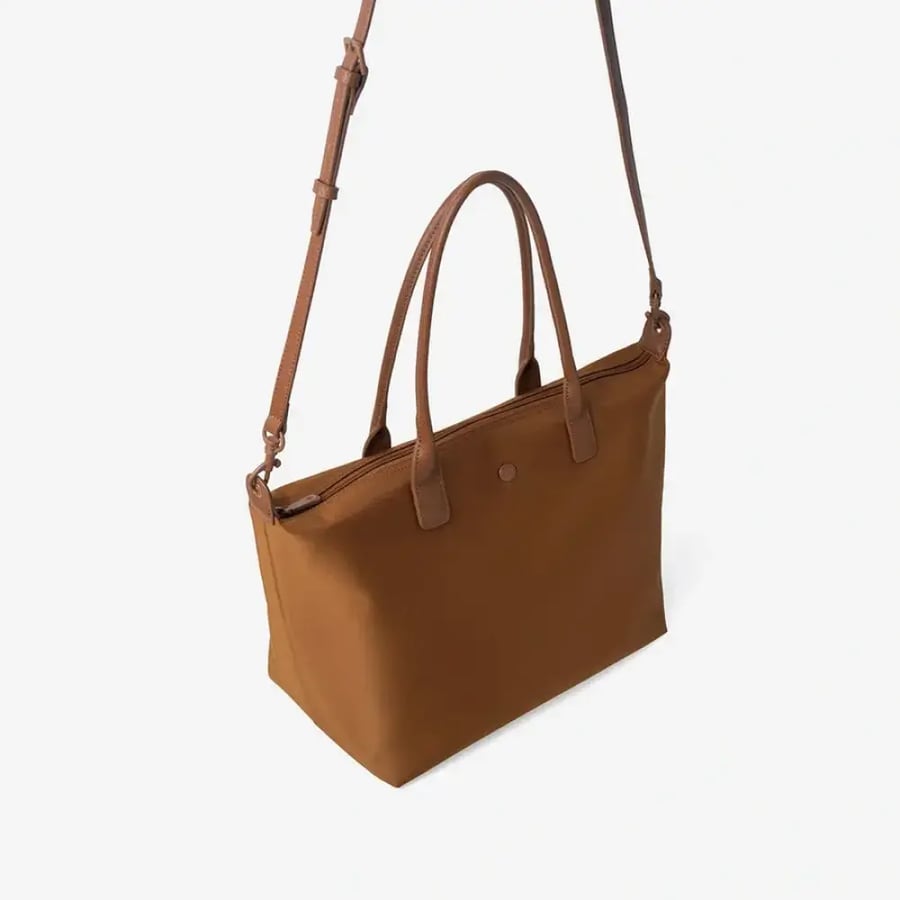 Christyng large nylon coffe brown
