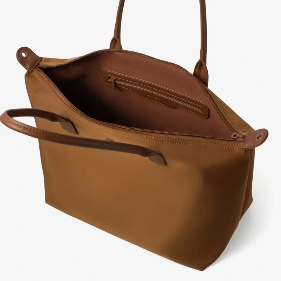 Christyng large nylon coffe brown