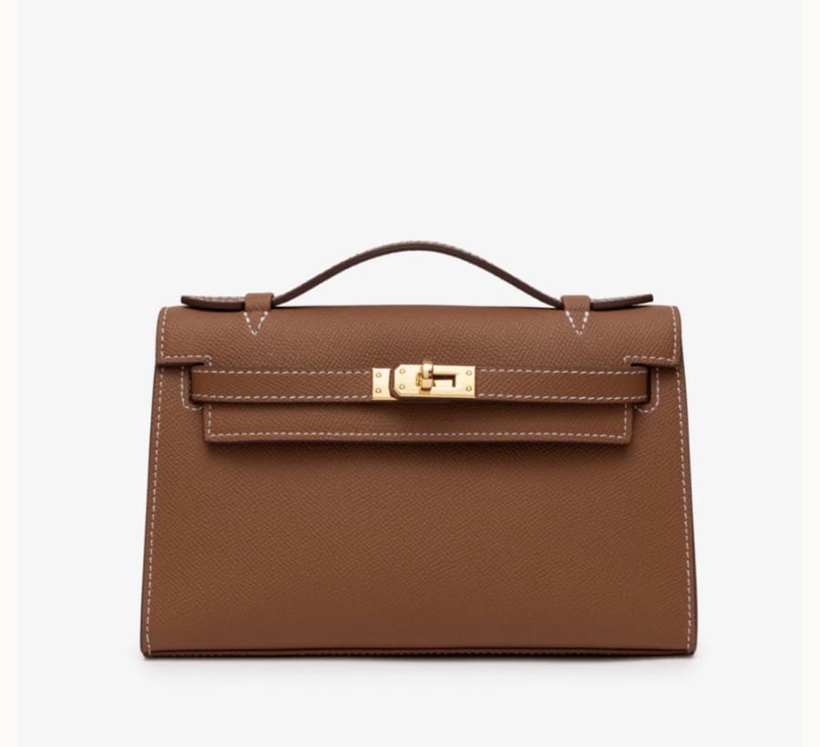 leather crossbody bag brown