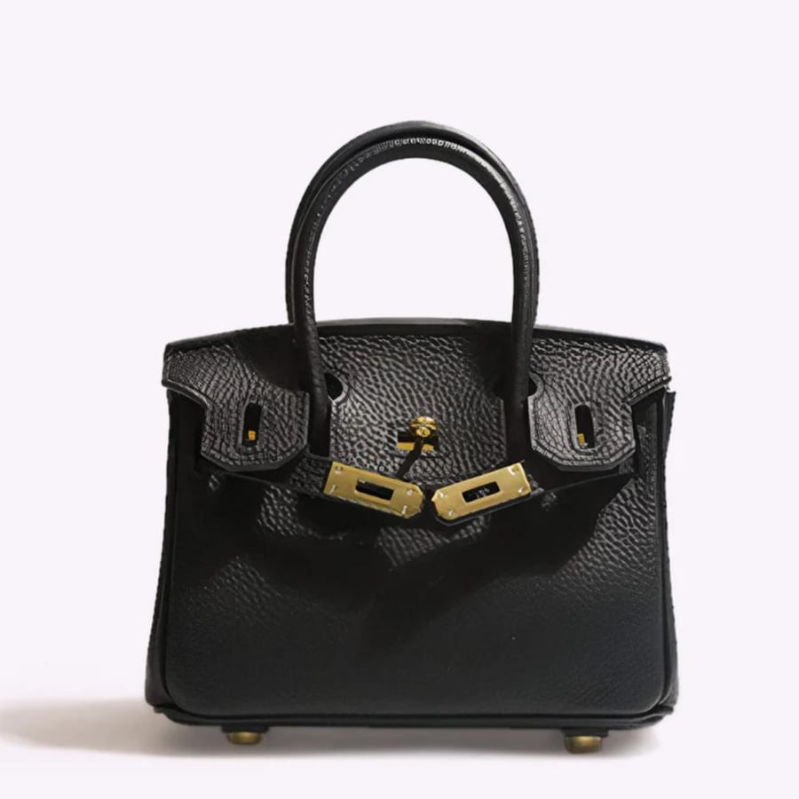 leather bag size 20 cm