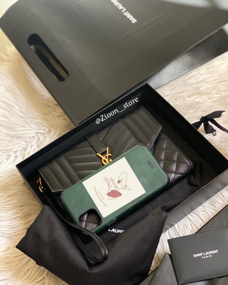 Saint Laurent pouch black ysl