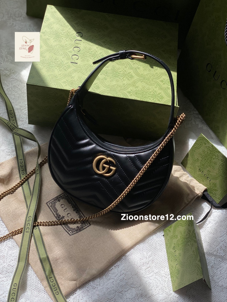 Gucci half moon black