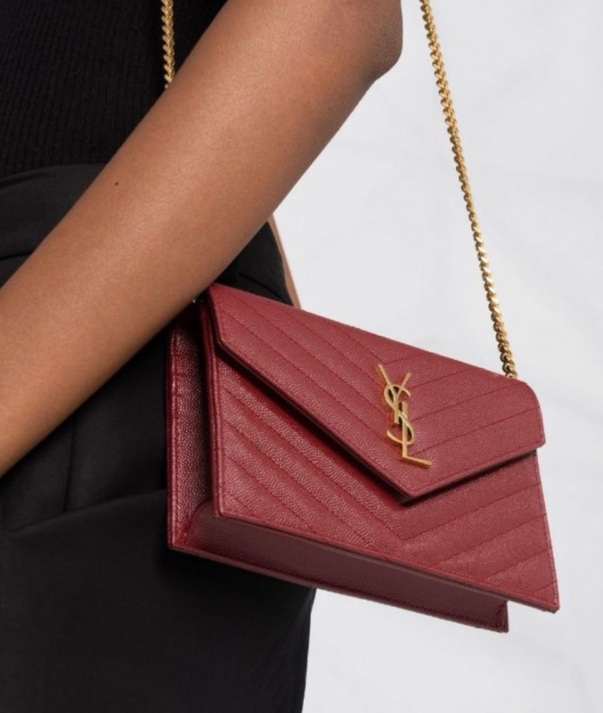 Saint Laurent wallet on chain redysl