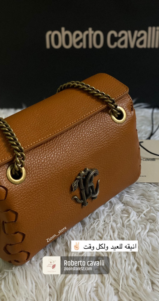 Roberto cavalli camel bag
