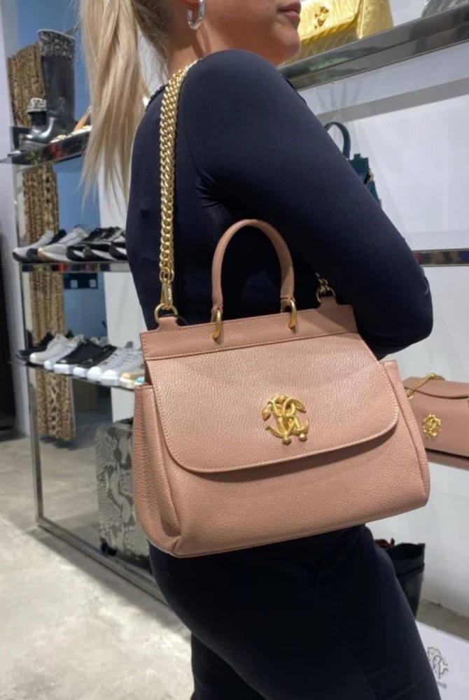 Roberto ربيرتو كفالي | MIRROR SNAKE SHOULDER BAG