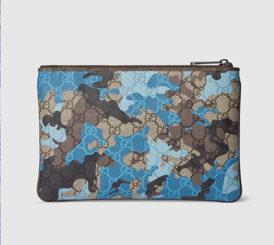 Gucci pouch blue