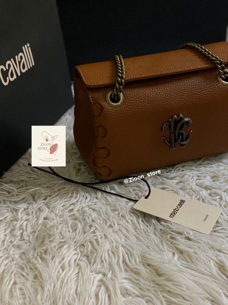 Roberto cavalli camel bag
