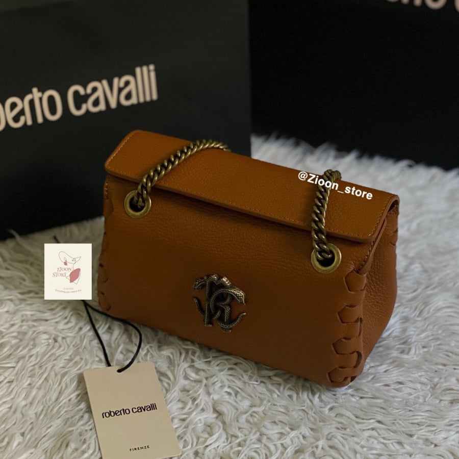 Roberto cavalli camel bag