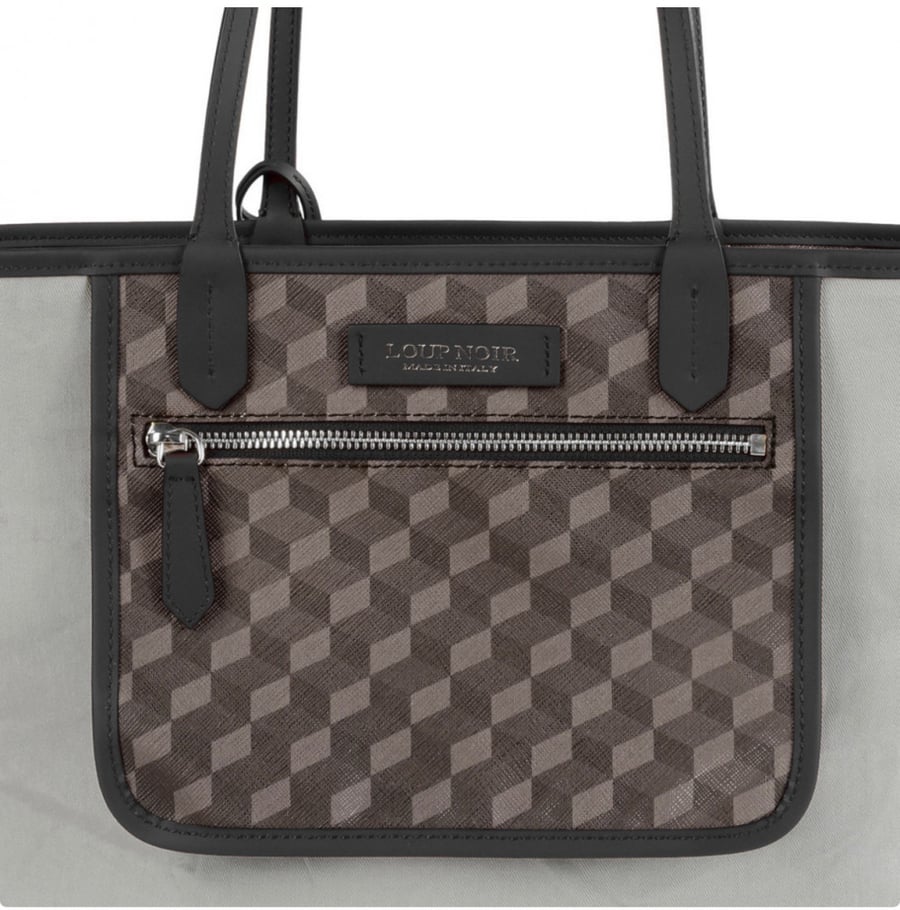 Loup noir small Brown/Black shopper