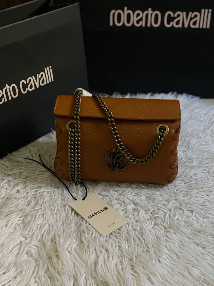 Roberto cavalli camel bag