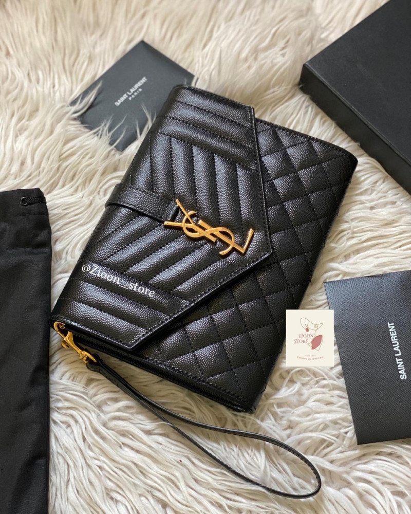 Saint Laurent pouch black ysl
