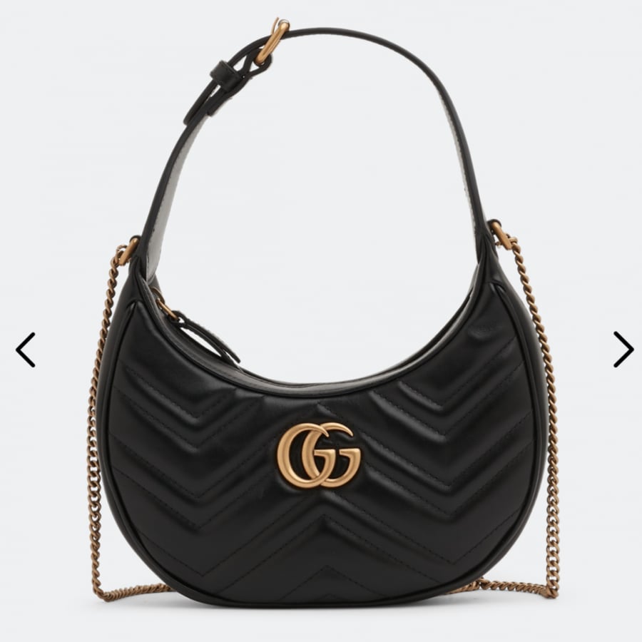 Gucci half moon black