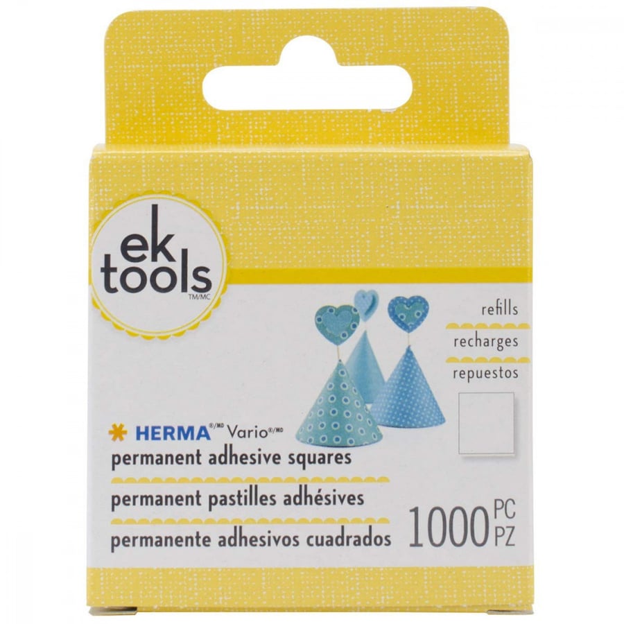 American Crafts EK Tools Herma Variyo refill for dispenser white color adhesive squares