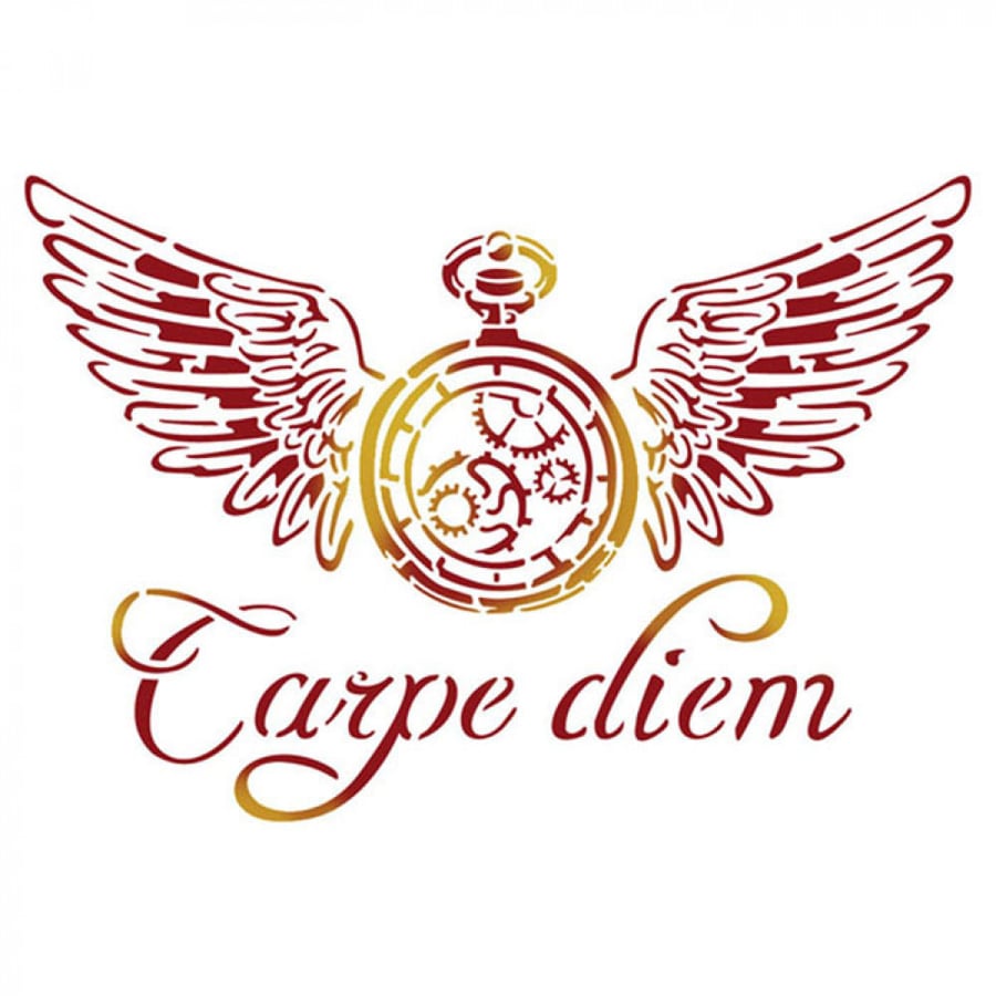 ستيمبيريا استنسل دي 20سم×15سم  كريب ديم