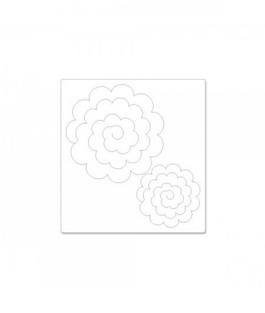 Sizzix Bigz Pro Die - Flowers, 3-D #2