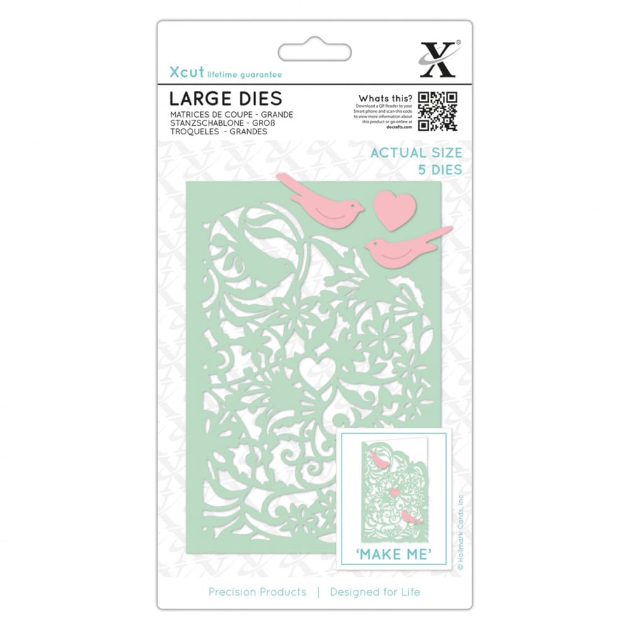 إكس كت قوالب قص عدد 6 قطع - أشكال قلب الطائر الشعبية