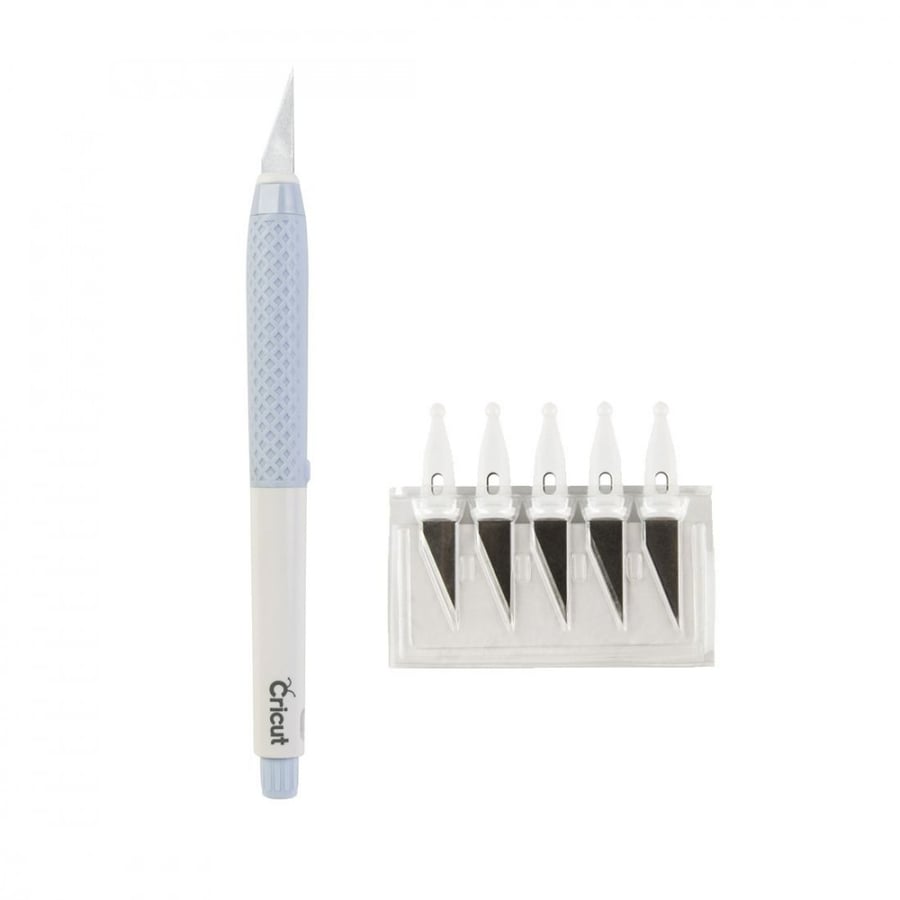 Cricut TrueControl Knife Kit (Blue) with 5x spare blades