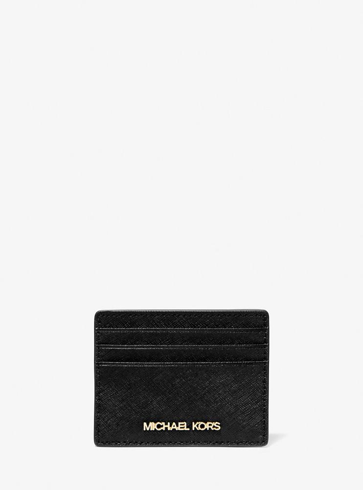 مايكل كورس Medium Saffiano Leather Shoulder Bag and Card Case Gift Set بالطلب ٢-٣ اسبوع