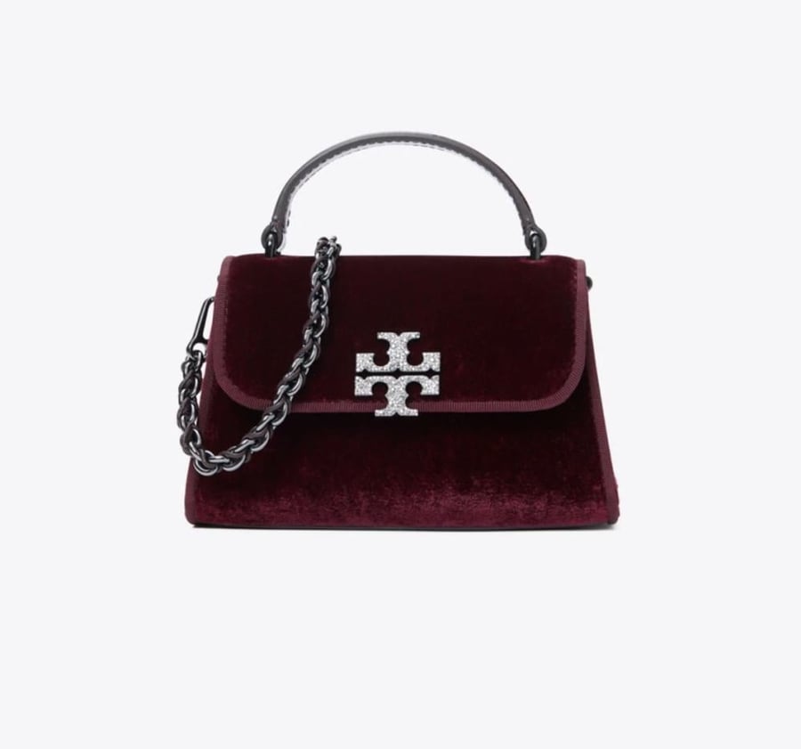 Britten Velvet Pave Mini Top Handle