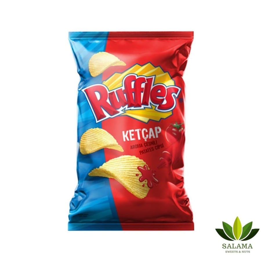 شيبس تركي بنكهة كاتشب 105GR RUFFLES