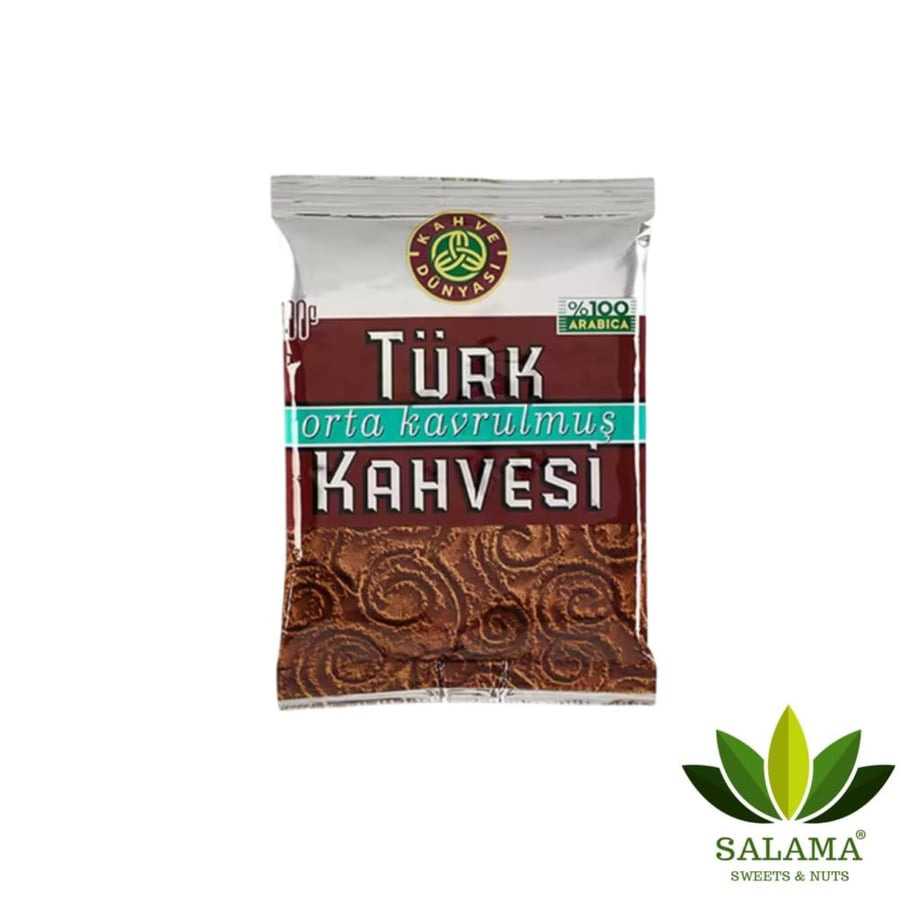 قهوة تركي مطحون KAHVE DÜNYASI وسط 100GR