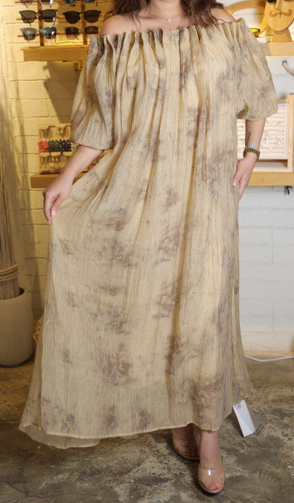 Brown Dress with belt