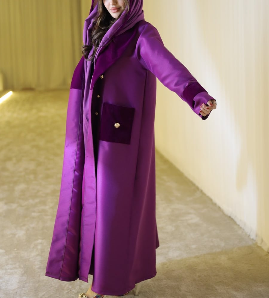 Abaya coat (hot pink)