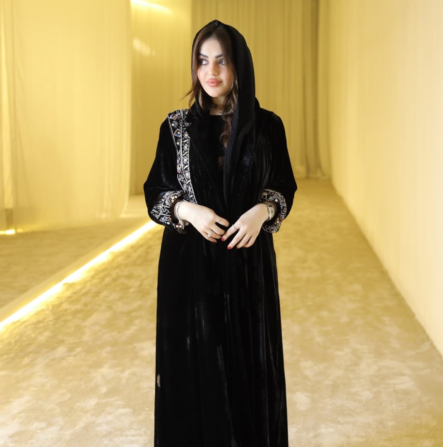 Abaya velvet (black)