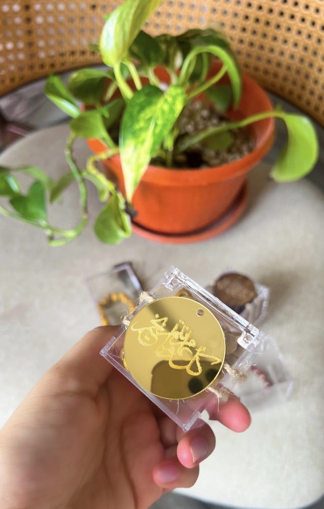 Wooden rosary gift