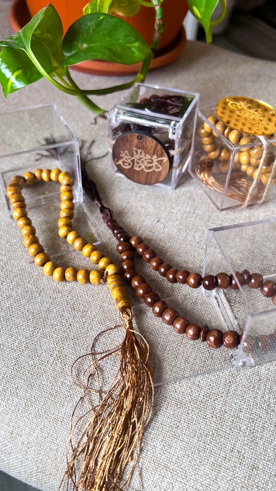 Wooden rosary gift
