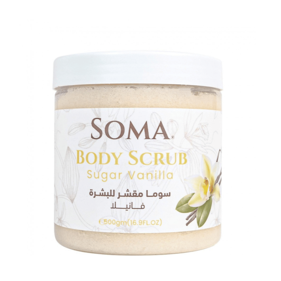 Soma sugar scrub for the body with vanilla scent 500 grams