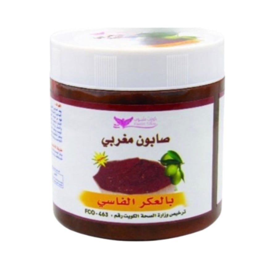كويت شوب صابون مغربي بالعكر الفاسي 500 غرام