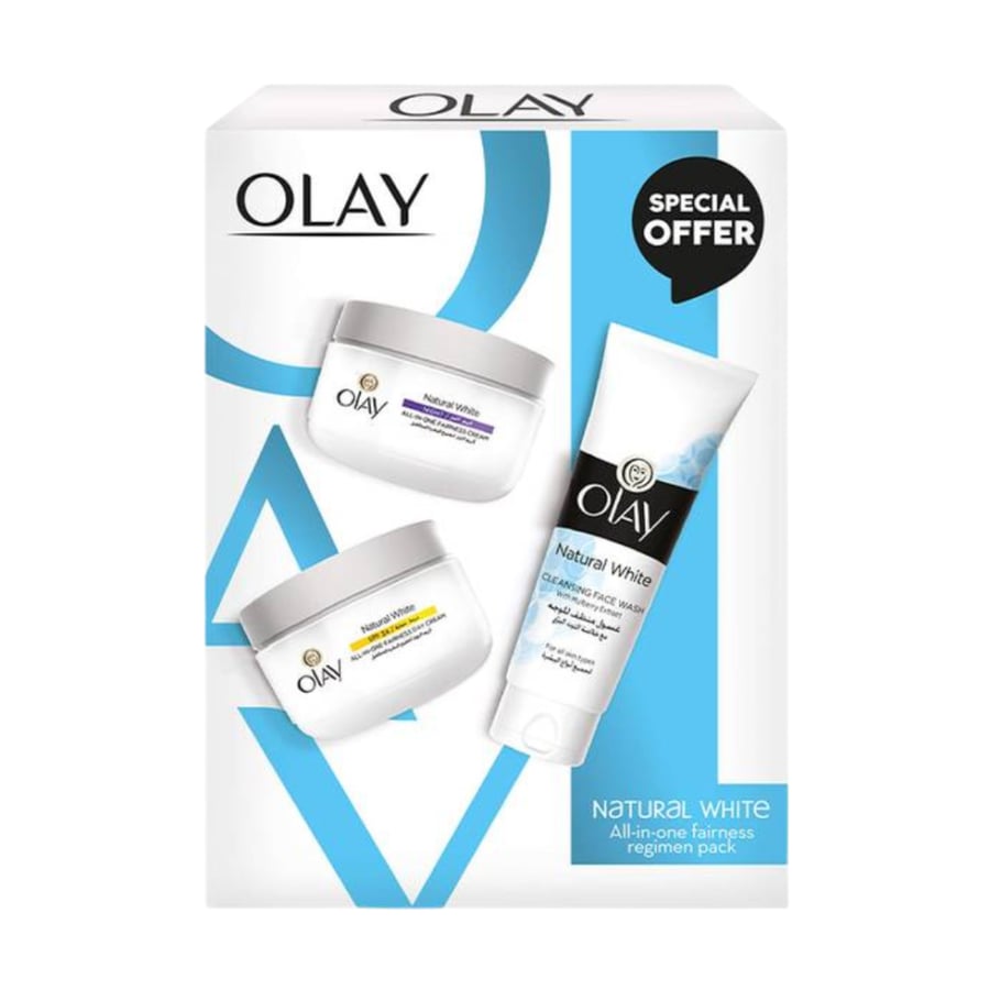 Oulai Natural Collection - White for beauty for cleansing, brightening, and moisturizing the skin, consisting of facial cleansing wash 100 grams