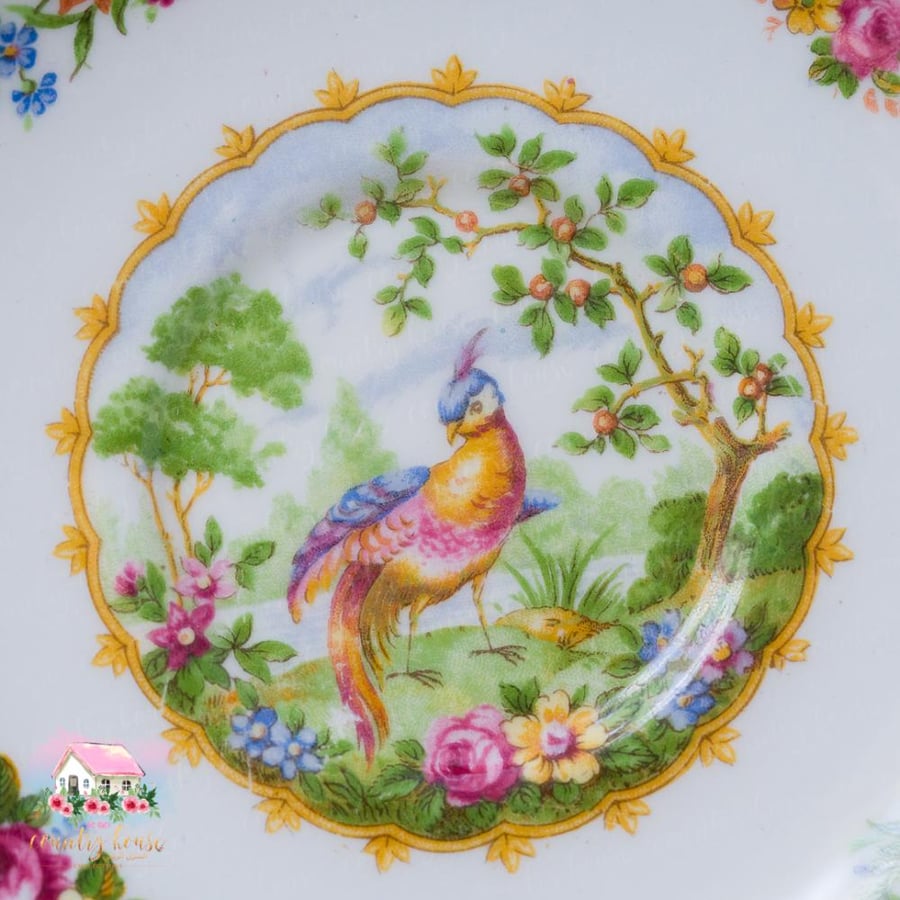 طبق كوب صغير انتيك من رويال البرت Royal Albert - المنزل الريفي الهادئ