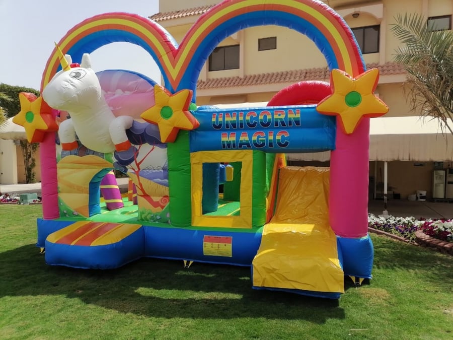 Unicorn bouncy 5 * 4 * 3,5m