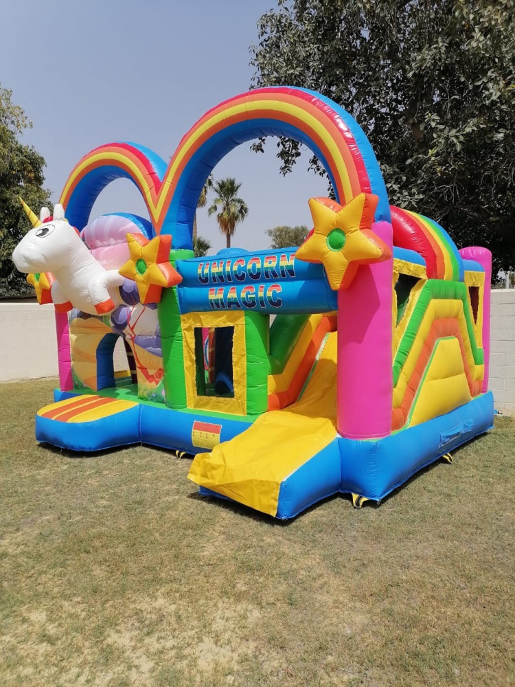 Unicorn bouncy 5 * 4 * 3,5m