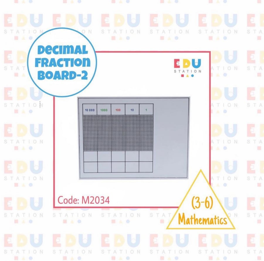 Decimal Fraction Board-2 - لوح الكسور العشرية - ٢