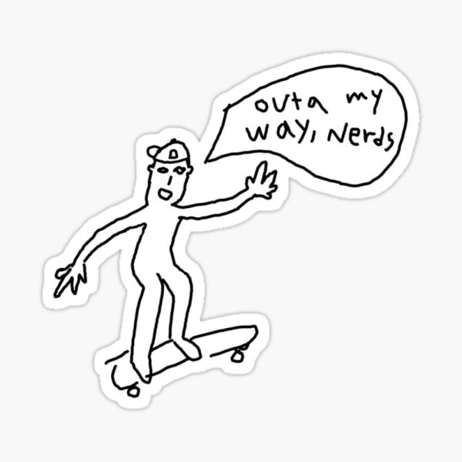 cool guy sticker