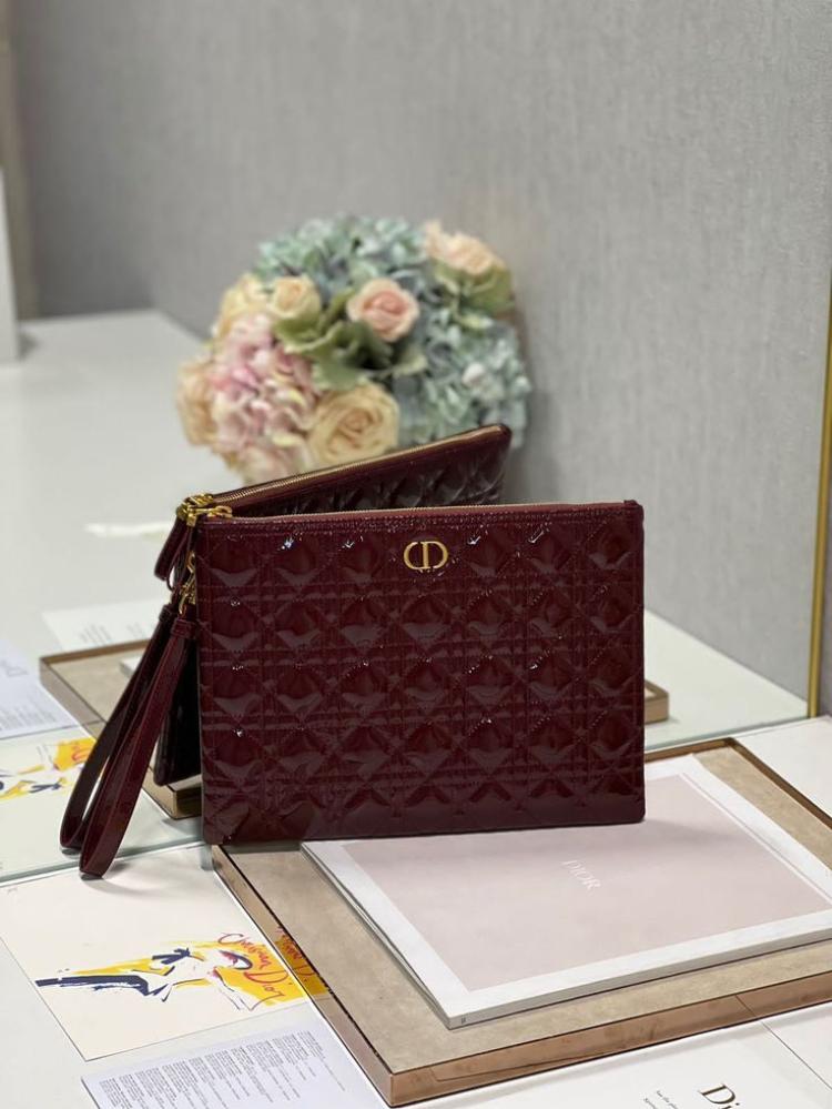 Large Dior Caro Daily Pouch