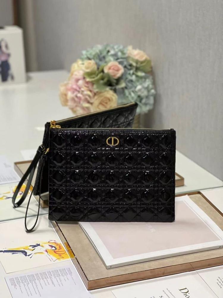 Large Dior Caro Daily Pouch