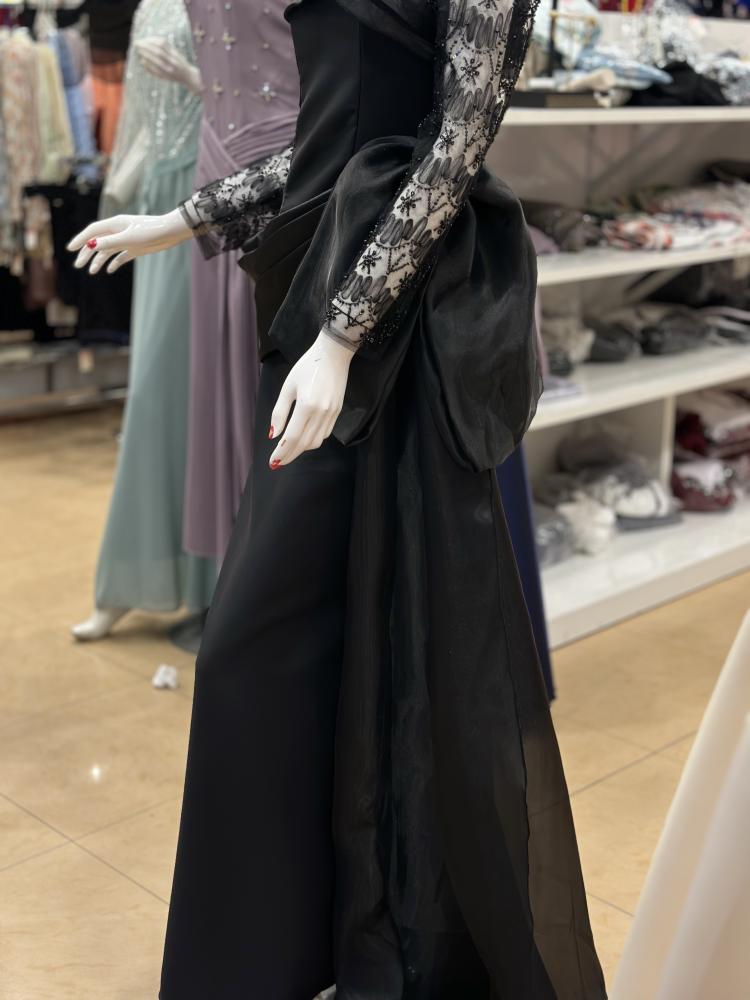 فستان سهره اسود فخم