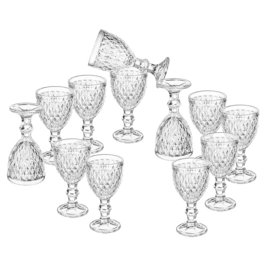 طقم كاسات عصير ترحيبي ميني زجاج 67 مل 12 قطعة Drink is welcome