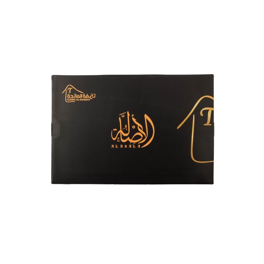 تبسي تقديم الاصالة ستانلس استيل باللون النيكل والذهبي 48 سم