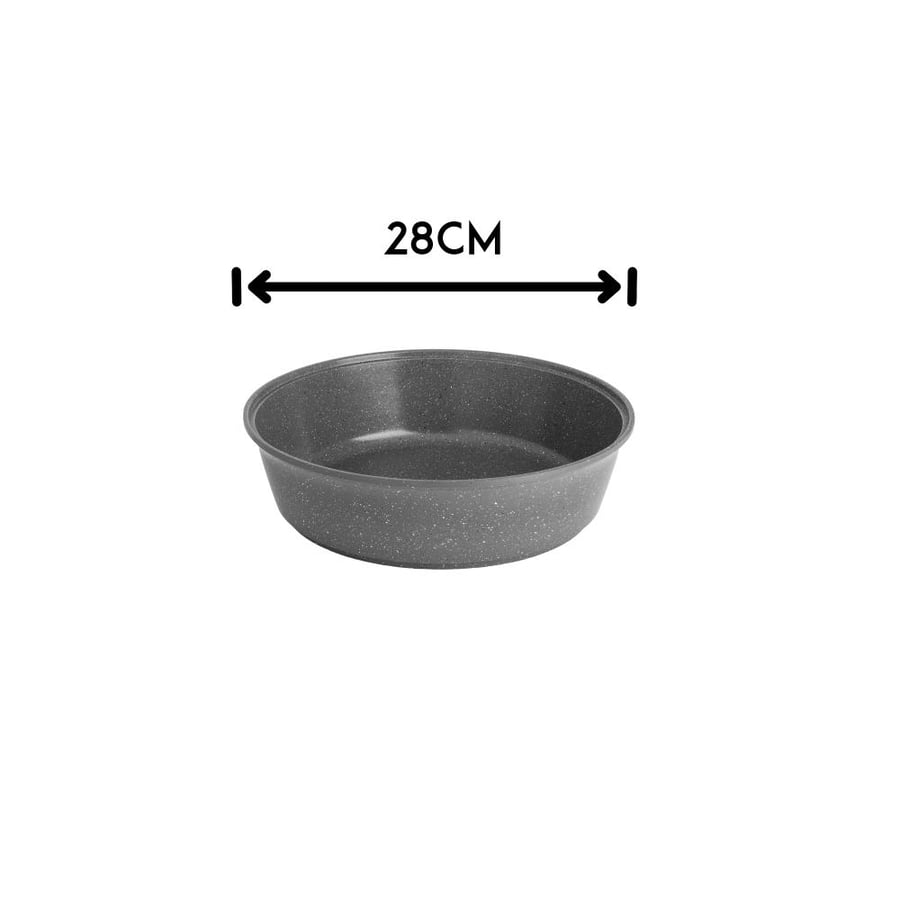 Jewel granite pot set 16 pieces gray