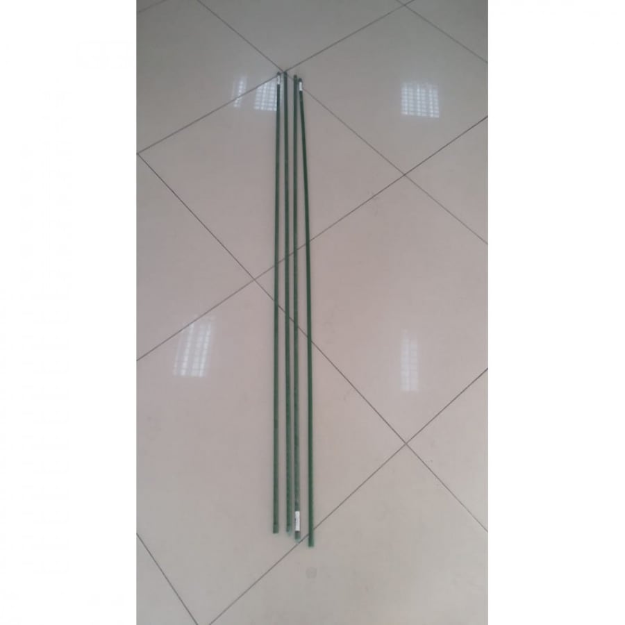 Green plastic-coated iron stand 240 cm